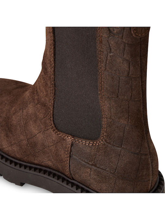 Stiefeletten Damen Braun