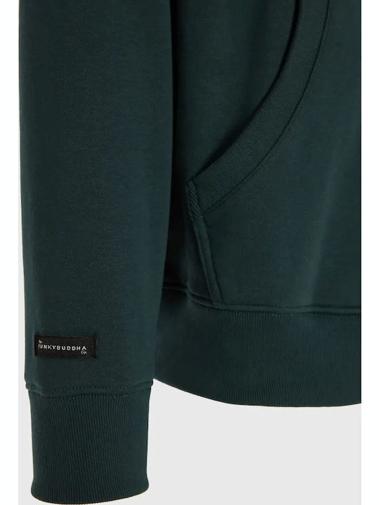 Sweatshirt with Hood Green