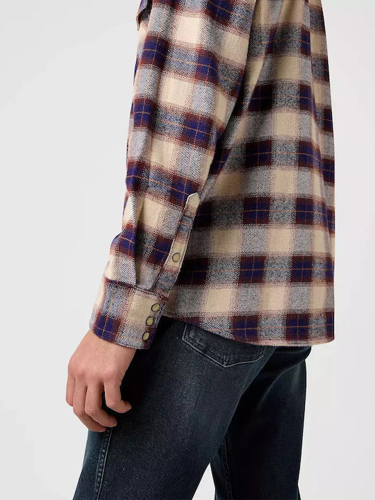 Western Shirt Long-sleeved Shirt Birch Blue
