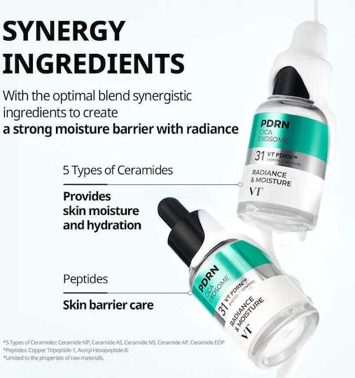 VT Cosmetics PDRN Serum Προσώπου με Πεπτίδια για Σύσφιξη 30ml