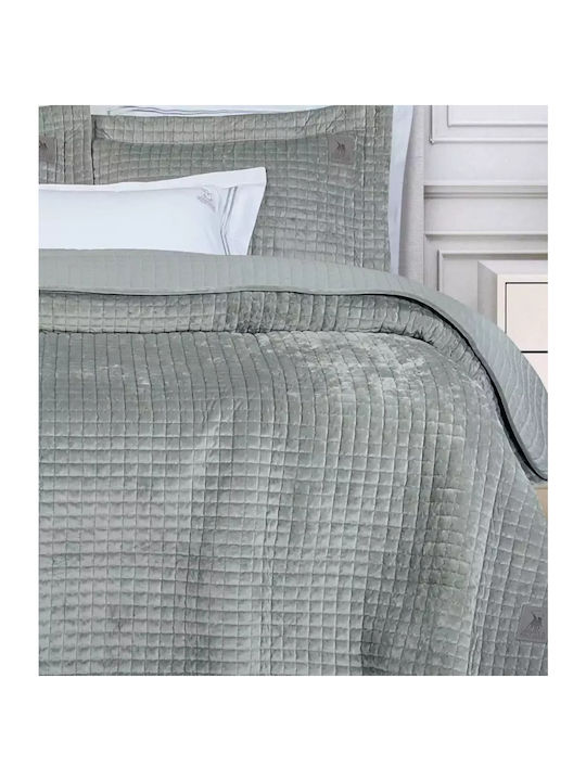 Greenwich Polo Club 4430 Κουβερλί Υπέρδιπλο Microfiber Sage Green 240x250cm