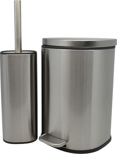 Ankor Inox Σετ Πιγκάλ και Καλαθάκι Μπάνιου Soft Close 5lt
