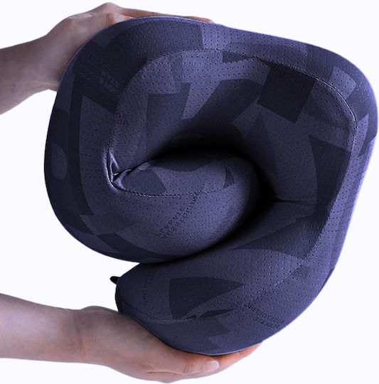 Uncle George Travel Pillow Memory Foam Blue