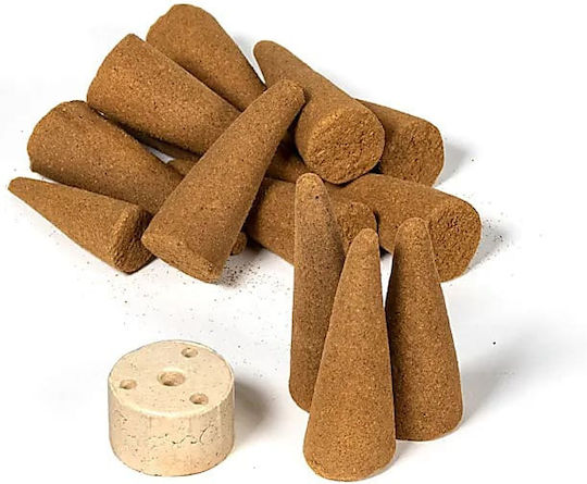 Incense Cones XL Organic Goodness Sage Ceramic Burning Base