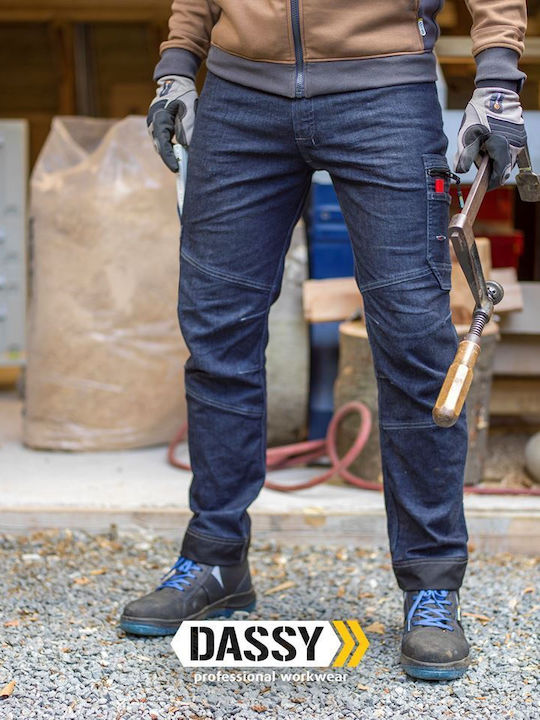 Dassy Workwear Osaka Работен Панталон Деним Син