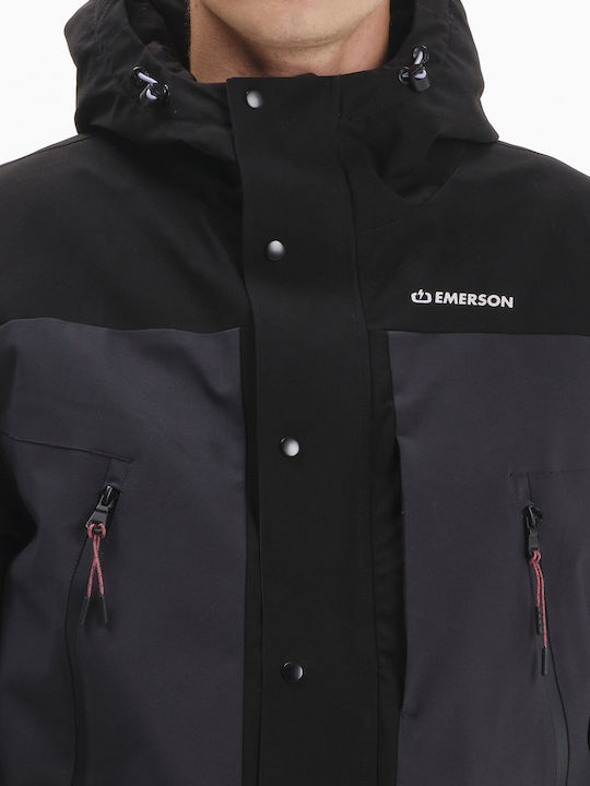 Winter Jacket Parka Waterproof Ebony-Black