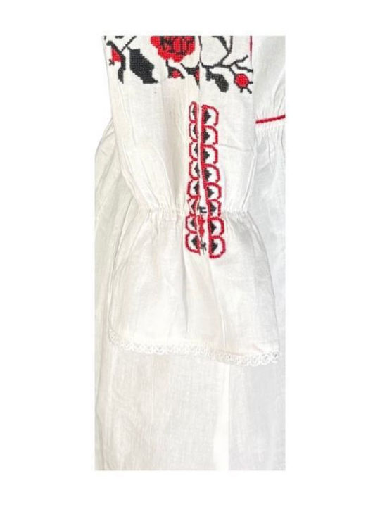 Mädchen Trachtenkleid Cpc Weiß Rot