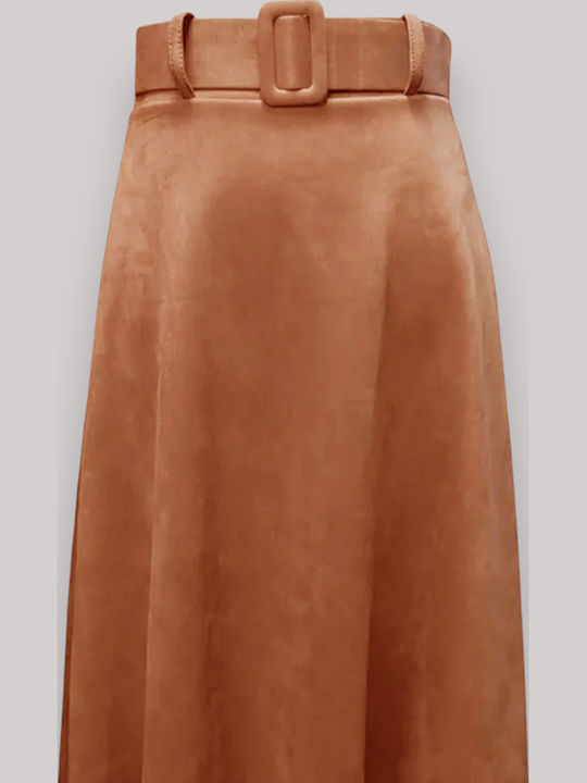 Midi Skirt Camel