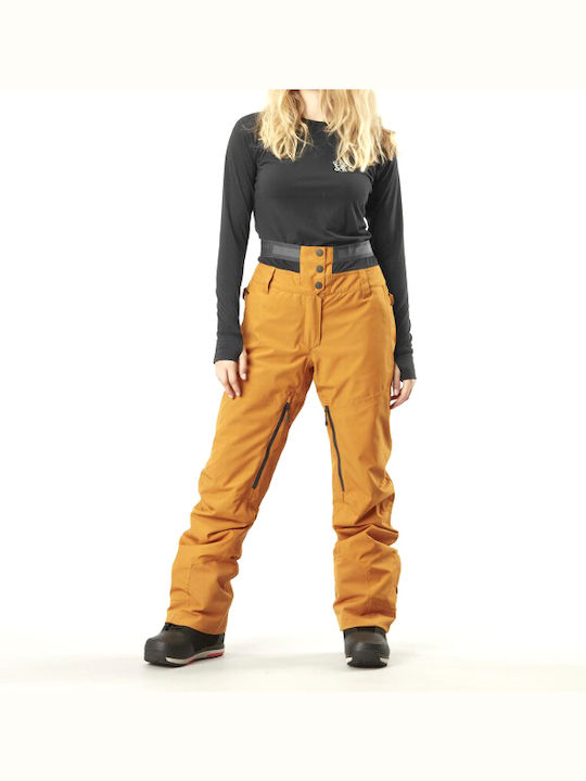 Picture Organic Clothing I-006235-374 Γυναικείο Παντελόνι Σκι & Snowboard Καφέ