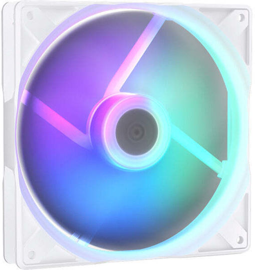Endorfy Stratus Case Fans 140mm (1200rpm) with ARGB Lighting and Connection 3-Pin / 4-Pin PWM White