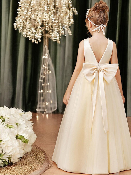 Kinderkleid Ärmellos White
