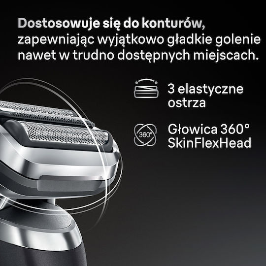 Braun 72-G1200S Foil Ξυριστική Μηχανή Προσώπου Επαναφορτιζόμενη