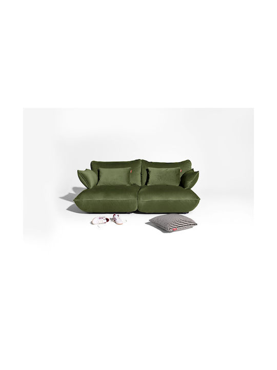 Fatboy Sofa Cushion King Velvet Recycled Deep Green 40x66cm