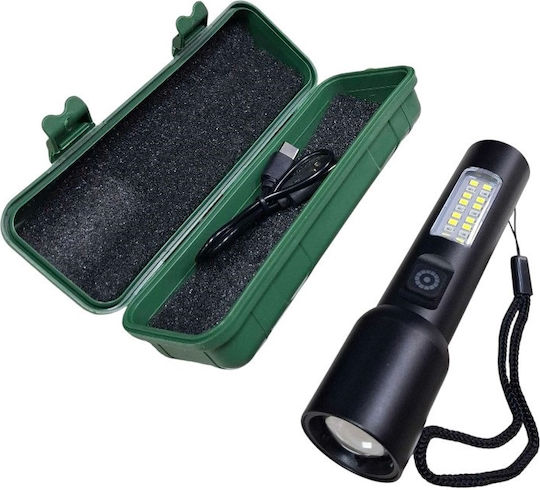 Wiederaufladbar Taschenlampe LED mit maximaler Helligkeit 500lm