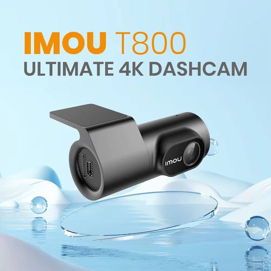 Imou Dash Camera T800 4K Ultra HD Ultra-Wide Night Vision 360° 24/7 Parking Monitoring Black LC-CDR8411-W-T800
