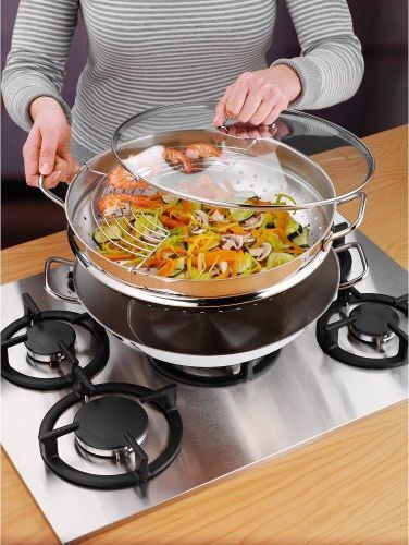 WMF Pan With Lid made of Stainless Steel 36cm