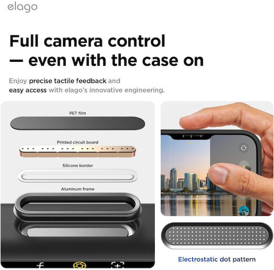 Elago Back Cover Σιλικόνης Μαύρο (iPhone 17)