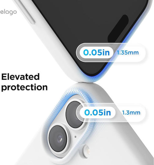 Elago Back Cover Σιλικόνης Λευκό (iPhone 17)