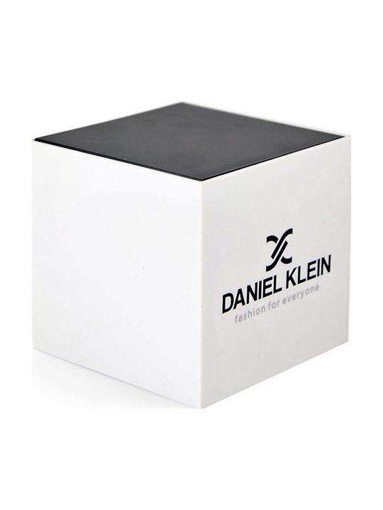 Daniel Klein Ανδρικό Ρολόι Μπαταρίας με Ασημί Μεταλλικό Μπρασελέ