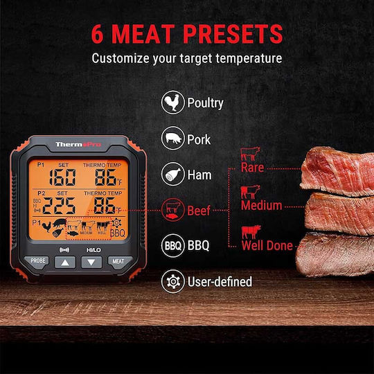 Thermo Pro Ψηφιακό Θερμόμετρο Μαγειρικής με Ακίδα