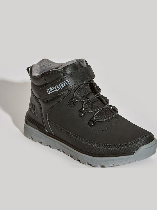 Monsi Kids Boots with Velcro Black