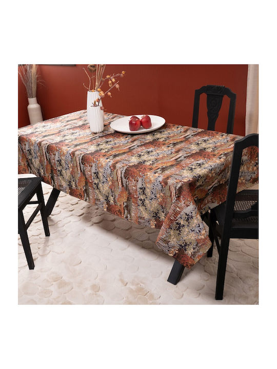 Teoran Tablecloth Cotton Zamora Multicolour 140x220cm