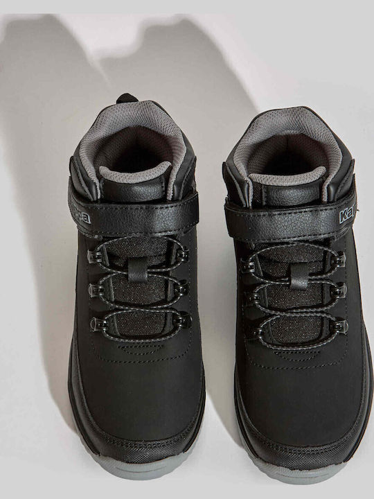 Monsi Kids Boots with Velcro Black