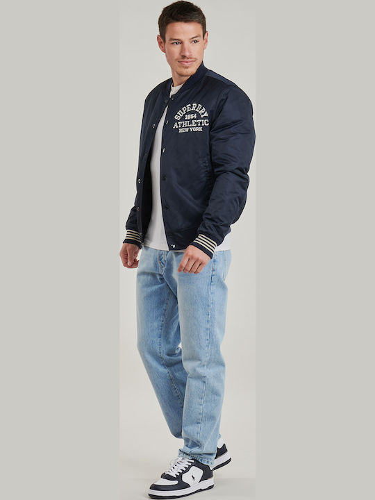 Varsity Bomber Κολλεγιακό Μπουφάν Μπλε
