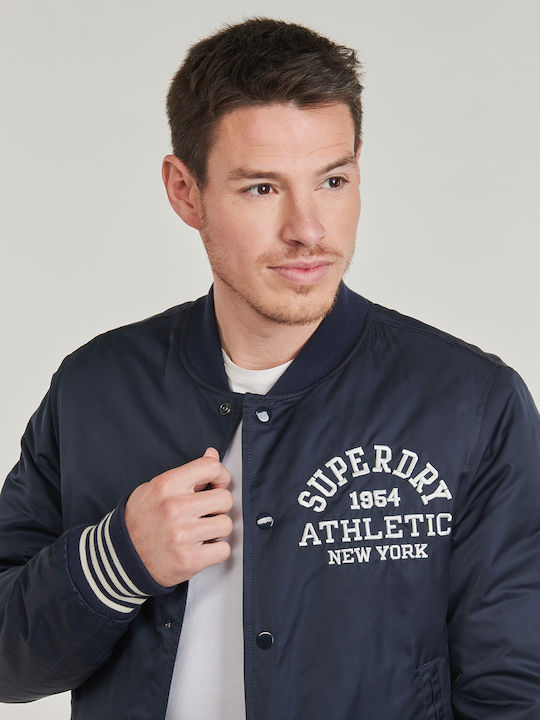 Varsity Bomber Κολλεγιακό Μπουφάν Μπλε