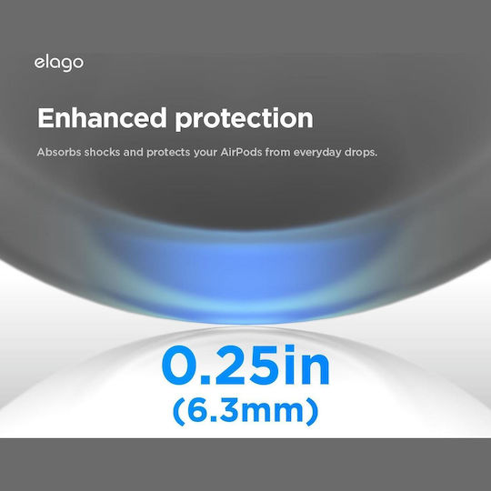 Elago Hang Case Θήκη Σιλικόνης σε Μαύρο χρώμα για Apple AirPods Pro 3
