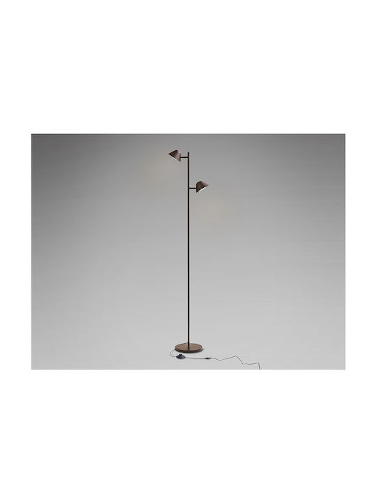 Taros LED Φωτιστικό Δαπέδου Υ160xΜ33εκ. 1800lm Μπρούτζινο