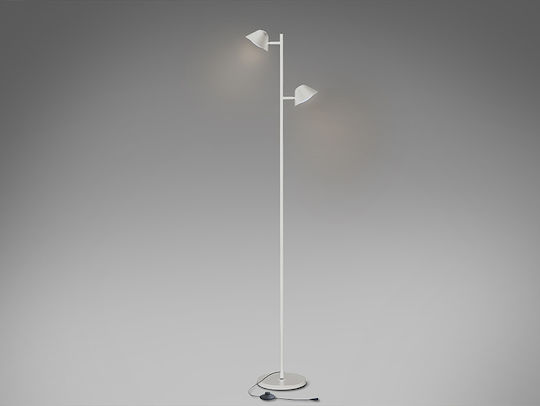 Taros LED Floor Lamp H160xW33cm. with Warm White Light 1800lm White