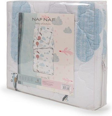Viokarpet Подредба Бебешка кувертюра Памук Бял 100x140см