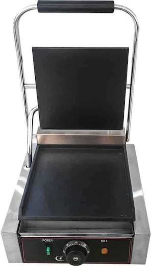 Electric Single Smooth Sandwich Maker 1.8kw 41x31x21cm Pg-811b