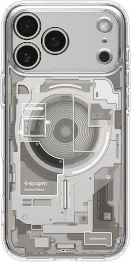 Spigen Ultra Hybrid MagSafe Zero One Umschlag Rückseite Kunststoff / Silikon 2mm Natural Titanium (iPhone 17 Pro Max)