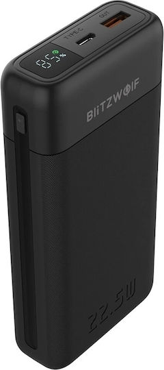 BlitzWolf Bwp22 Power Bank 20000mAh 22,5W Ladeleistung / Schnellladung Schwarz