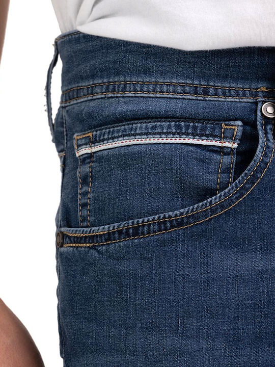 Grover Men's Jeans Pants with Regular Straight Fit Blue