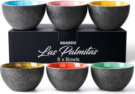 Miamio Bol de Servire Rotund Ceramică cu Diametru 14buc 6buc