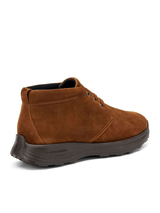 Suede Καφέ Ανδρικά Μποτάκια
