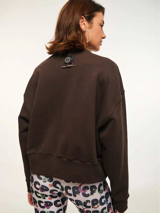 PCP Sweatshirt Brown with Hood