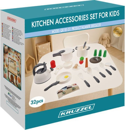 Kruzzel Cooking Game / Kitchenware 32pcs