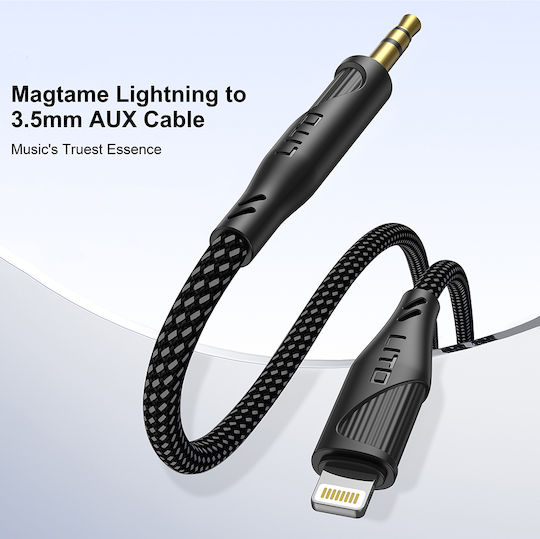 Lito USB 2.0 Cable USB-C male - 3.5mm Black 1m