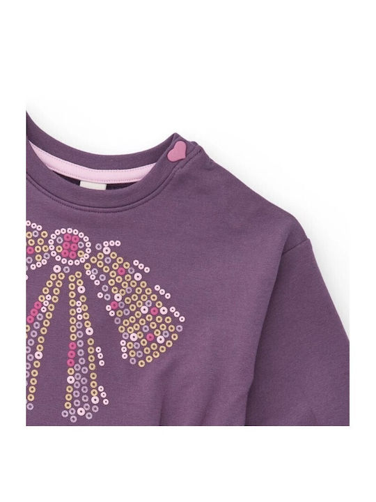 Children's Dress Long Sleeve Tulle Purple, Pink, Gold