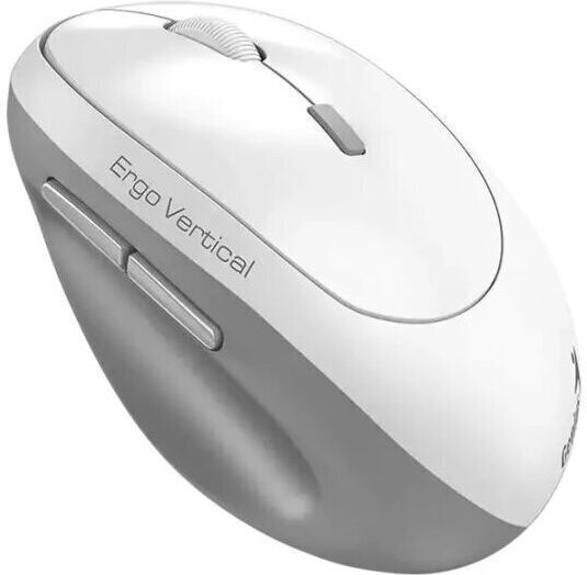 Genius Ergo 8350S Kabellos Ergonomisch Bluetooth Vertikal Maus Weiß