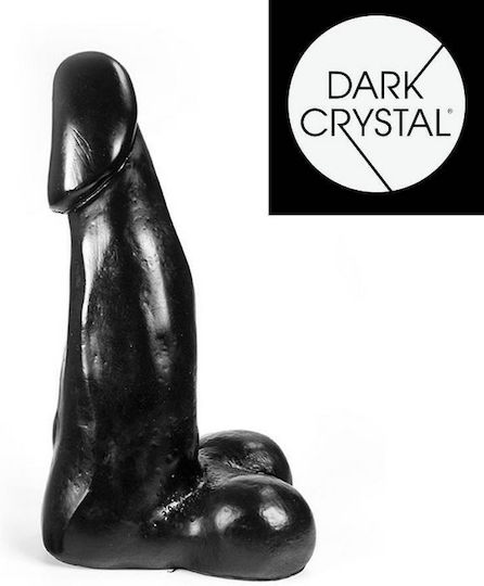 Mister B Dark Crystal Dildos Blas Dildo Ρεαλιστικό Dildo με Όρχεις Black 28cm