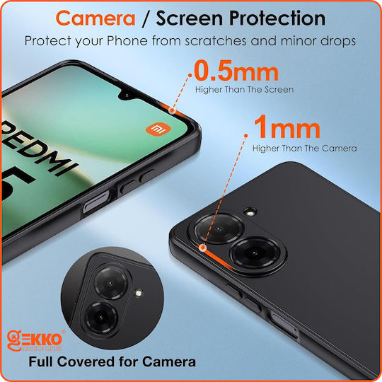 Back Cover Silicon 2mm Negru (Redmi A5)