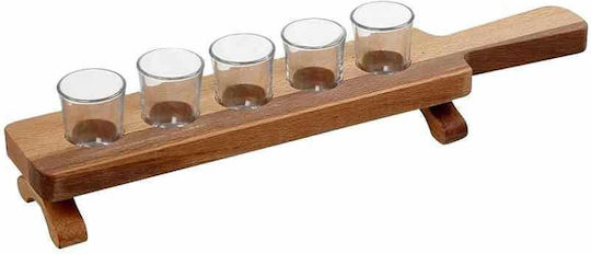 Yuk Set of Glasses Shooters / Liqueur/Ouzo / Water made of Glass 30ml 6pcs