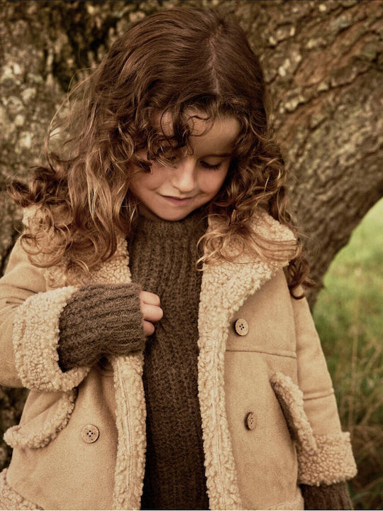Kids' Casual Jacket with Lining Beige