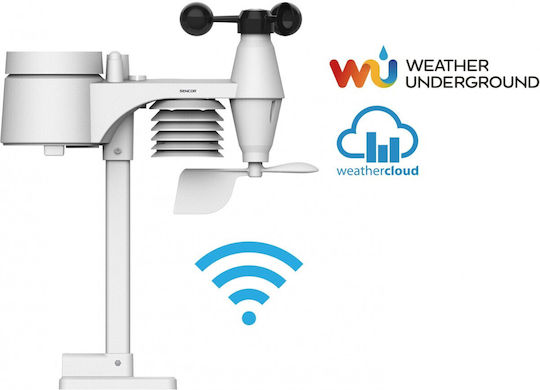 Sencor SWS 12500 Wi-Fi Drahtlos Wetterstation Digital Tischplatte Schwarz