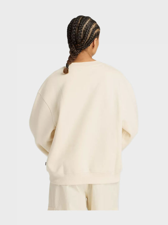 Winter Women's Cotton Blouse with Hood Beige